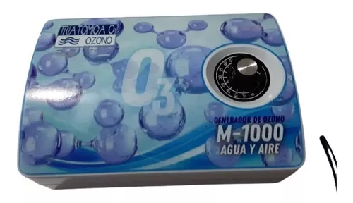 Generador de ozono MP-1000, ozonizador de saneamiento ligero para uso de  agua con conexión de oxígeno opcional, hasta 1000 mg/h