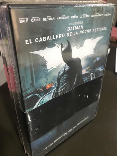 Imagen 1 de 2 de Dvd Pack X 3-batman Inicia-caballero De La Noche Y Asciende