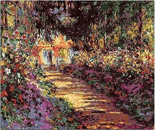Pathway In Monet's Garden - Claude Monet - Paint By Num...
