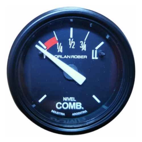 Marcador Nivel Combustible 52mm 24v Universal Classic Negro