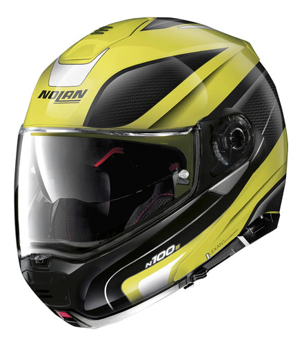 Casco Nolan N100-5 Orbiter N-com Negro/amarillo