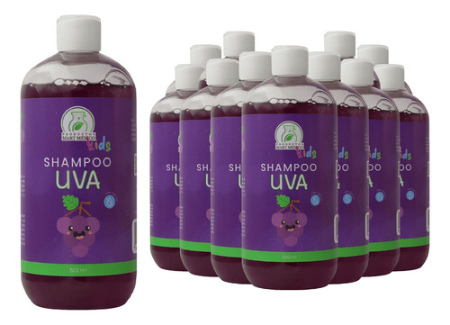  Shampoo Kids De Uva Cero Lágrimas (500ml) 12 Pack