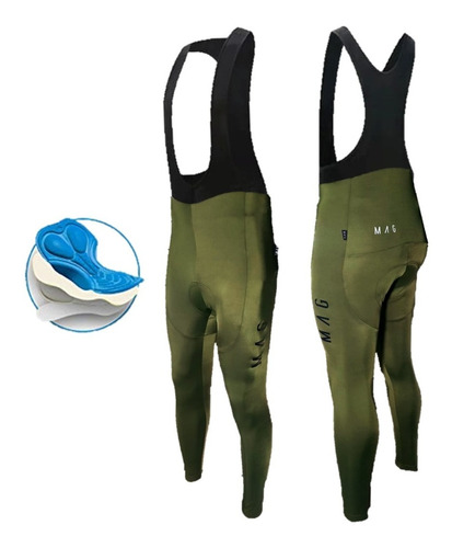 Ciclismo Licra Larga Pantalon Con Badana 5d- Envio $0