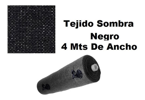 15mt De Tejido Malla Sombra 80% 4mt De Ancho