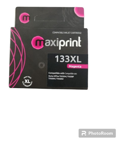 Maxiprint Mxp-133m Cartucho Compatible Co Epson T133 Magenta