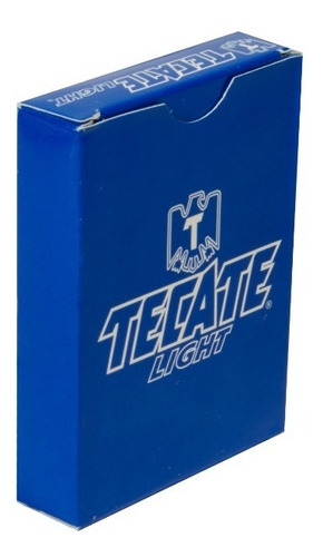 Baraja Poker Tecate Light: 100% Plástica