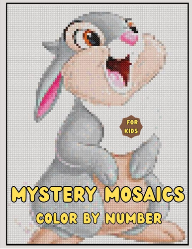 Libro: Mystery Mosaics Color By Number For Kids: Large Print