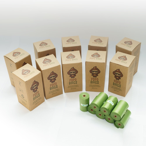 Bolsas Biodegradables Para Los Desechos De Tu Mascota X10. 