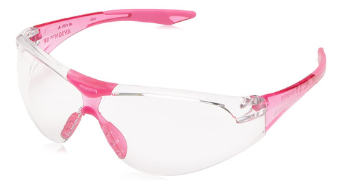 Lentes Elvex Welsg18cslpink Avion, Tamaño Único, Cristale.