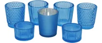 Comprar Juego De 7 Portavelas De Vidrio, Velas De Té Y Votivas Para 