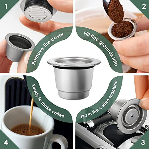 Cápsulas De Café Reutilizables Lihong, Cápsulas De Café De A