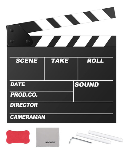 Placa De Claquete De Filme Mais Recente De 30x27cm
