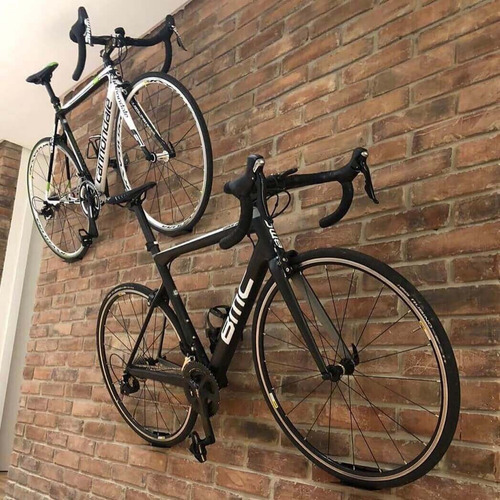 Imagem 4 de 5 de Suporte De Parede P/ Bicicleta Mod: New Decora Bike - Branco