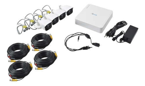 Imagen 2 de 3 de Kit 4 Camaras Vigilancia Seguridad Dvr Cctv 1 Mp 720p
