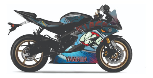 Calcos Yamaha R6 2008 2016 Kit Personalizado Completo