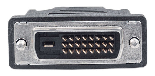 Imagen 3 de 4 de Cable Conector De Video Digital Dvi-d A Dvi-d 5m Manhattan