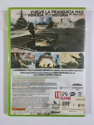 Call Of Duty Modern Warfare 3 - Xbox 360 *100% En Español* (Reacondicionado)