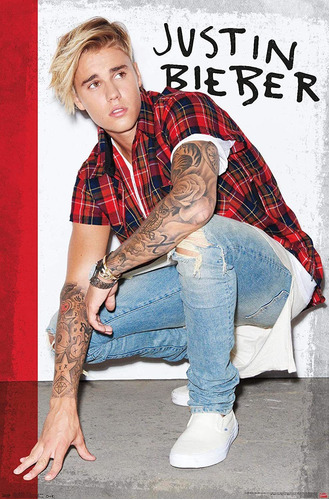 Justin Bieber - Póster De Pared De Franela, 14.725  X ...