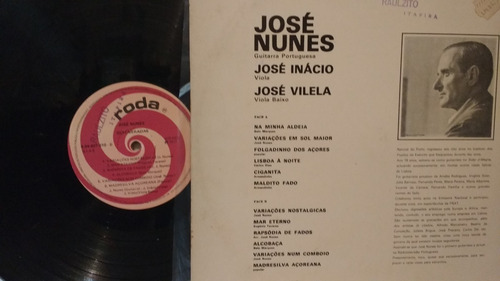 Lp José Nunes Guitarradas Guitarra Portuguesa Código 01 (Usado)