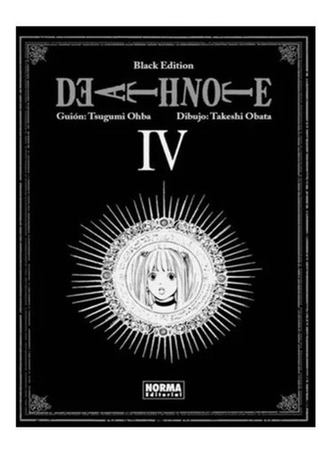 Manga- Death Note Black Edition Iv- Norma Editorial