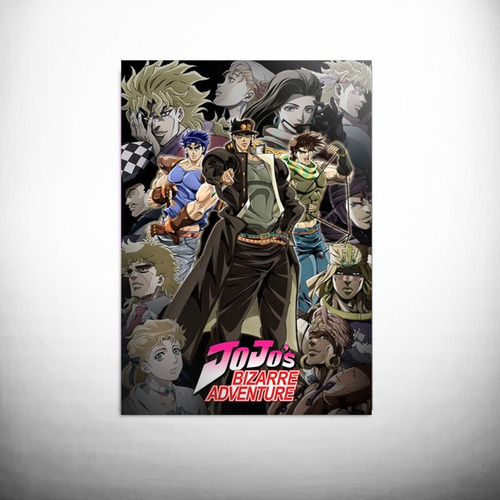 Poster Fotográfico Adesivo Anime Jojo's Bizarre Adventure 3