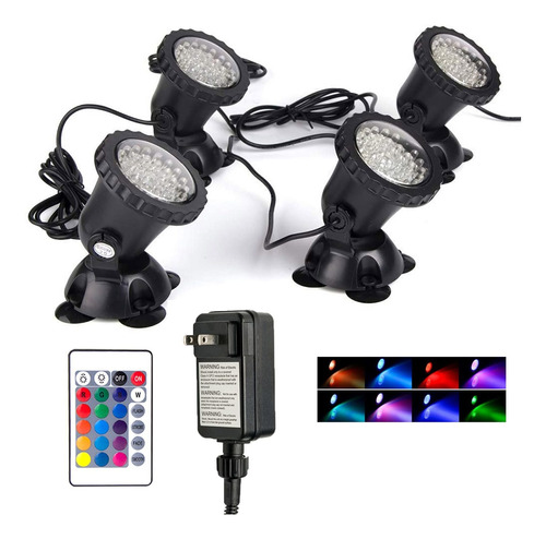 Luz Que Cambian Color Rgb Fuete Ip Impermeable Led Para