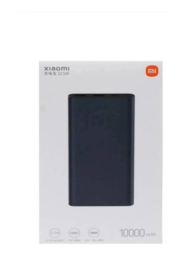 Xiaomi Powerbank Bateria Externa 10000mah Carga Rapida 22.5w