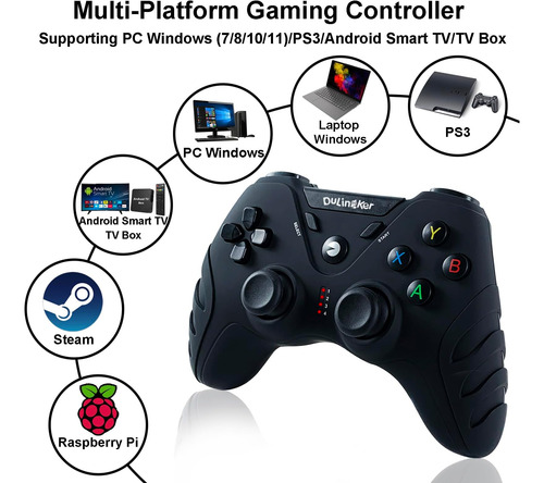 Controlador De Pc Dulingker Inalámbrico, Ps3 Controller Pc G