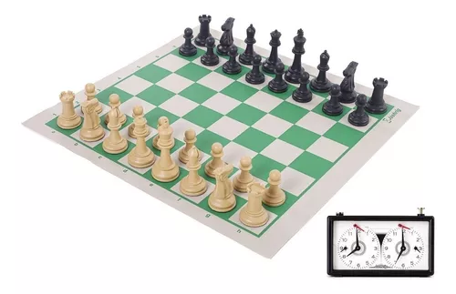 Combo Peças, Tabuleiro e Relógio de Xadrez Digital [Sob encomenda: Envio em  15 dias] - A lojinha de xadrez que virou mania nacional!