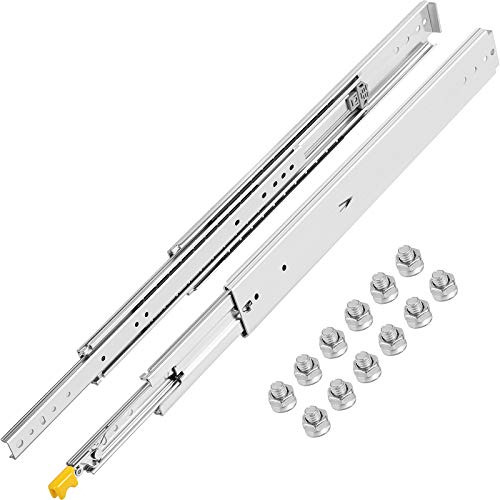 Heavy Duty Drawer Slides 20  Length, Locking Drawer Sli...