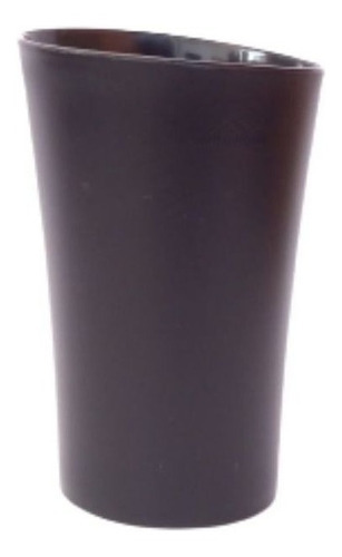 Copo Plastico Duro Taper Resistente Para Bebidas 400ml Cor Preto