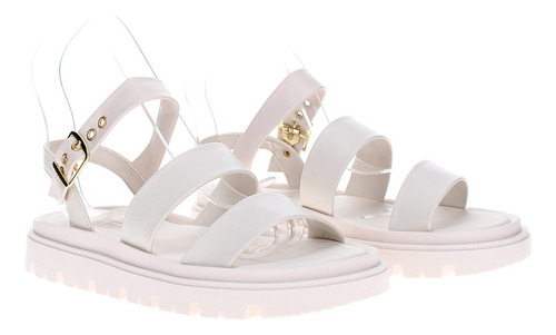 Sandalia Casual Blanca Mujer 5504-101-9569 Moleca