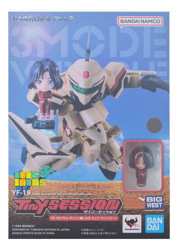 Tiny Session Yf-19 Valkyrie + Myung Fang Macross Plus Bandai