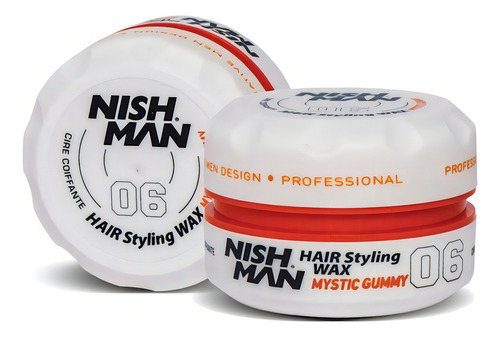 Nishman Gel Wax Cera Para Cabello Fijación Firme 150 Ml