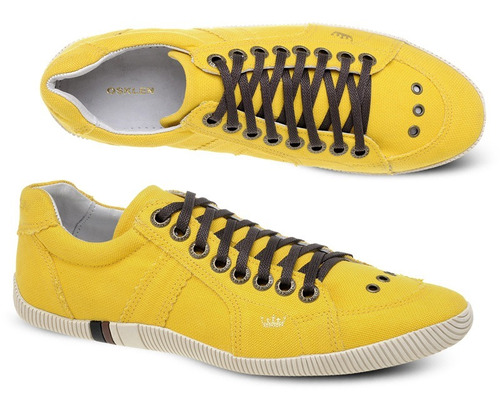 Tenis Sapato Masculino Sapatenis Osklen Riva Lona - Amarelo | Mercado Livre
