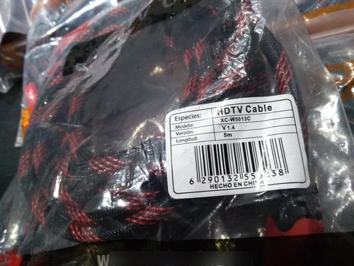 Cable Hdmi 5mts