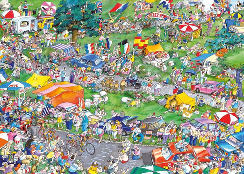 Puzzle Heye 1000 Piezas - Cycle Race - Rompecabezas
