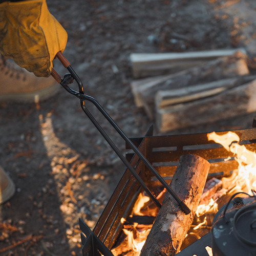Pinzas Para Fogatas, Pinzas Para Chimenea De 55 Cm Con Funda