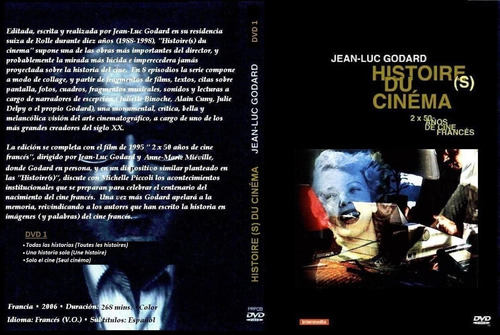 Historia Del Cine  - Jean Luc Godard - 4 Dvds