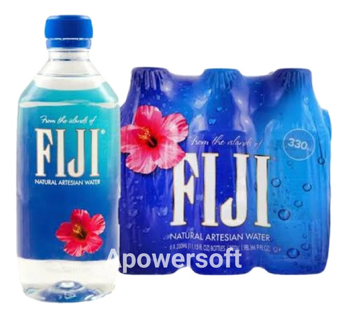 Agua Natural Fiji 330 Ml 12 Botellas