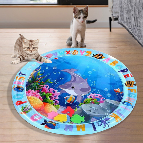 Tapete De Juego 3d Water Playmat Con Sensor De Agua Grueso P