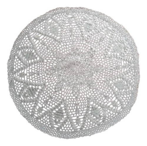 Carpeta Crochet Circular  Algodon Artesanal 70cm Diametro