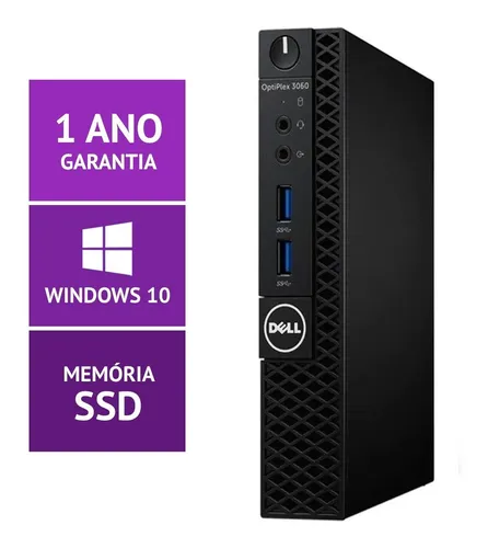 Mini Cpu Dell 3060 I5 8gb 256 Ssd Optiplex Mini Pc