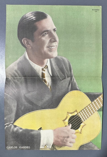 Poster Revista El Gráfico Carlos Gardel 1935