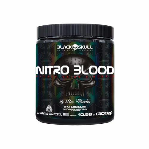 Nitro Blood 300g(vasodilatador) Black Skull - Melancia 