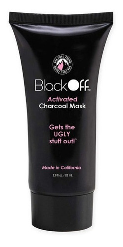 Mascarilla facial para piel grasa Black Off Facial Mascarilla con Carbón Activado 125g y 82mL