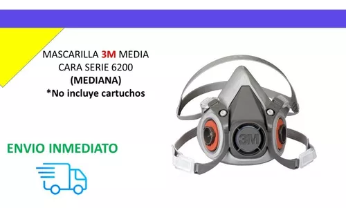 Mascarilla 3m Media Cara Serie 6200 (mediana)