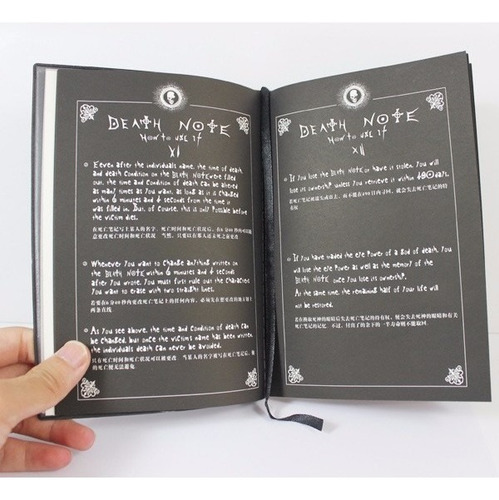 Death Note Cuaderno Libreta Cosplay Agenda + Pluma + Cd