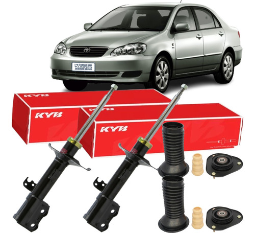 Kit Amortecedor Dianteiro Toyota Corolla 2003 2004 A 2008