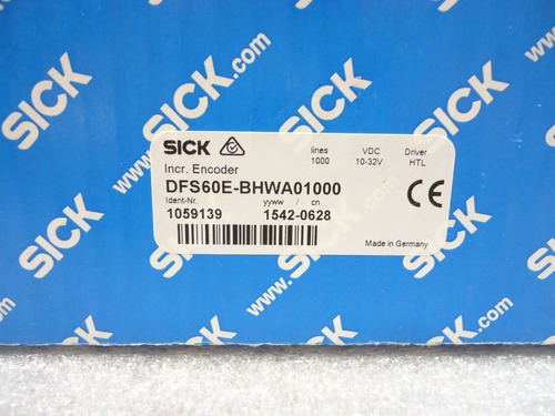 Sick Dfs60e-bhwa01000 Incremental Rotary Encoder 10-32vdc 10